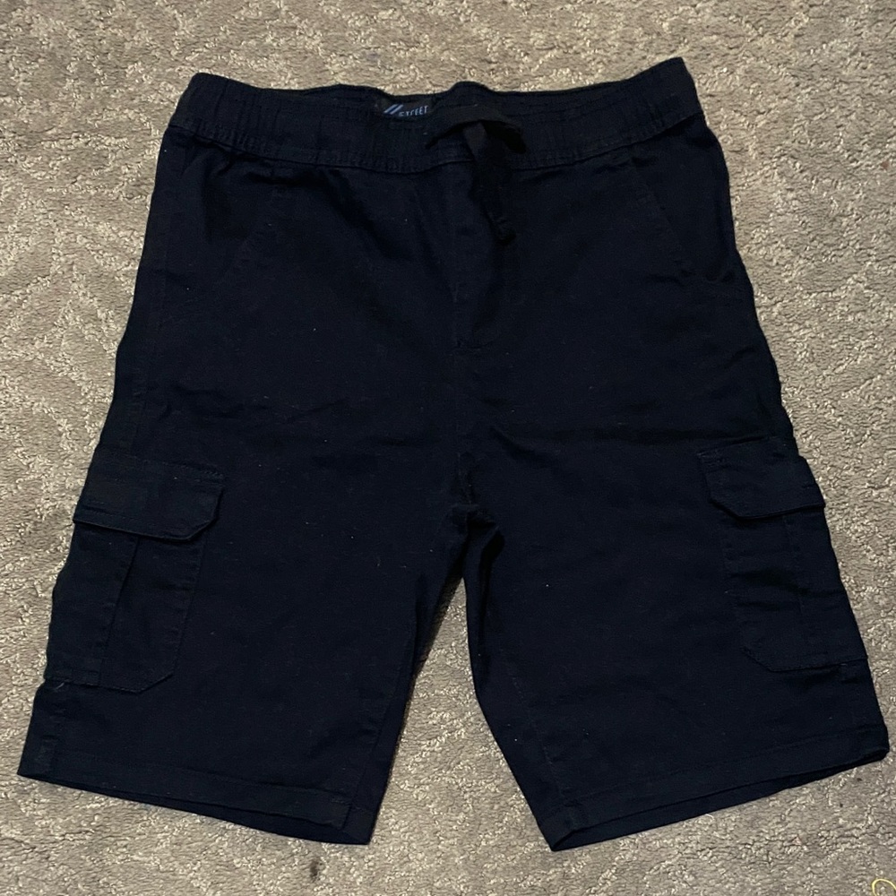 Boy’s Black Cargo Shorts